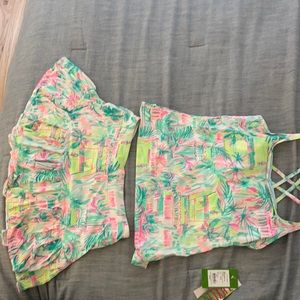 Lily Pulitzer skort (S) and top (M)